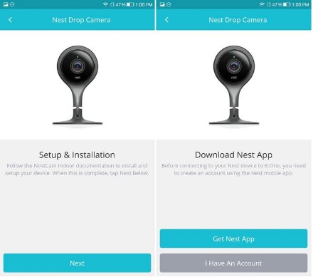 add nest camera to account